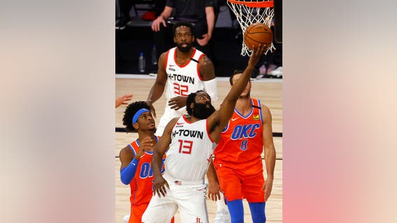 Schroder, Paul help OKC over Houston 119-107 in OT