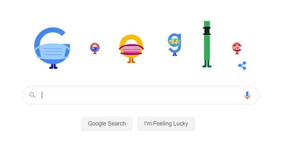 Google Doodle tells users to ‘wear a mask, save lives’ in public service announcement