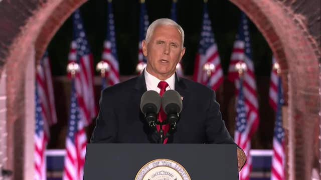 Vice President Pence live from Fort McHenry on night three of the RNC
