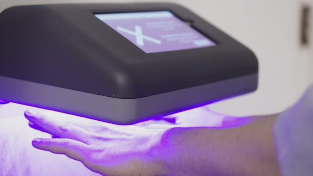 Company develops device that detects contaminants after hand-washing