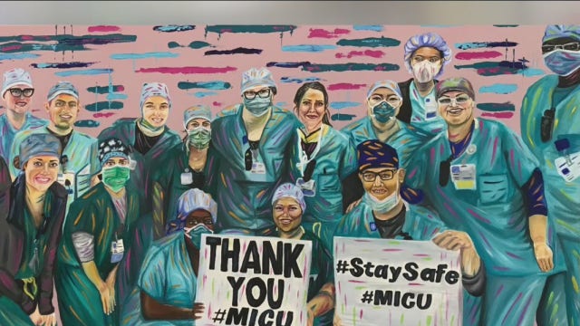 Artist’s latest work showcases masked heroes