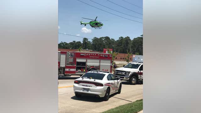 Motorcycle rider airlifted following crash in NW Harris County