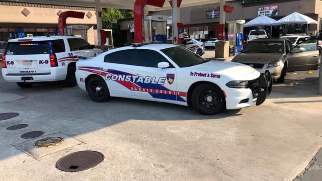 Woman shot while sitting in vehicle with her son in North Harris Co.