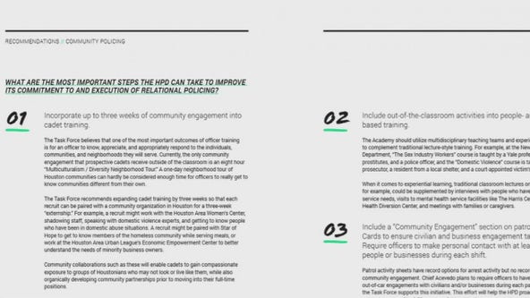 Community reacts to Houston Mayor's Police Reform Task Force recommendations