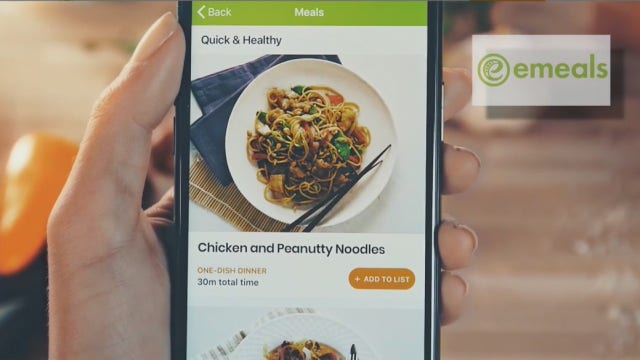 eMeals can help families plan meals, save money
