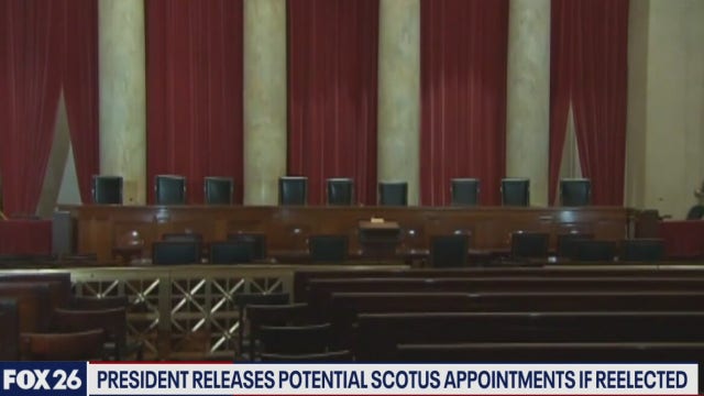 Politics and SCOTUS, President Trump releases list of possible nominees - What's Your Point?