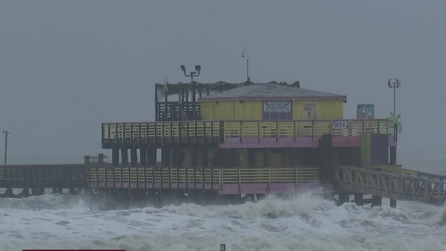 Some coastal residents to ride out Tropical Storm Beta