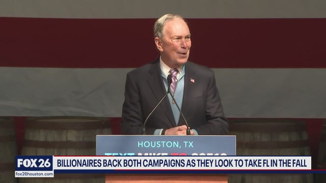 Billionaires and their millions going into presidential campaigns - What's Your Point?