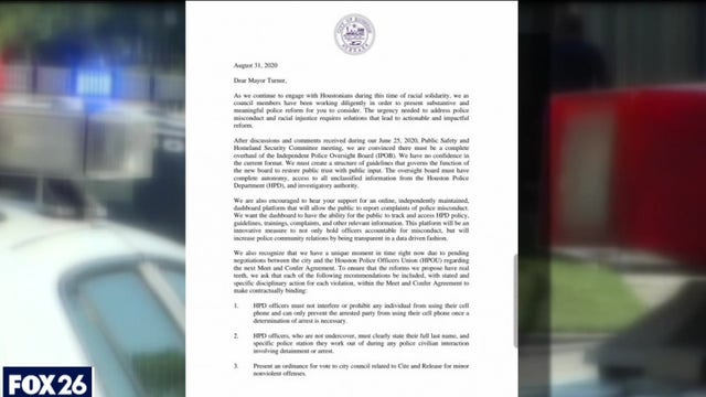 Black Houston city council members offer police reform suggestions - What's Your Point?