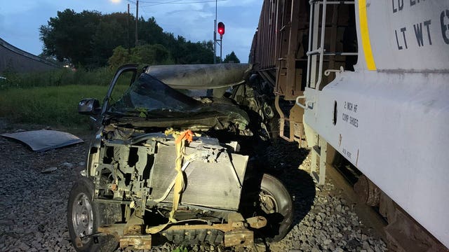 Auto-train collision under investigation in North Harris County