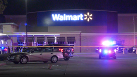 Suspect shot in leg while fighting Houston police officer in Walmart parking lot