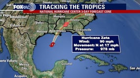 Zeta makes landfall in Louisiana as category 2 hurricane