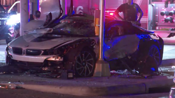 2 people extricated out of vehicle in ugly Houston car crash