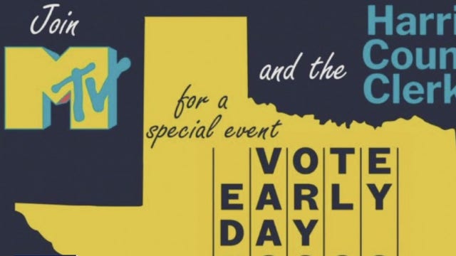MTV rolling into town to encourage more residents to vote early