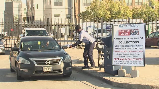 New option available to turn in your mail-in ballot in Houston