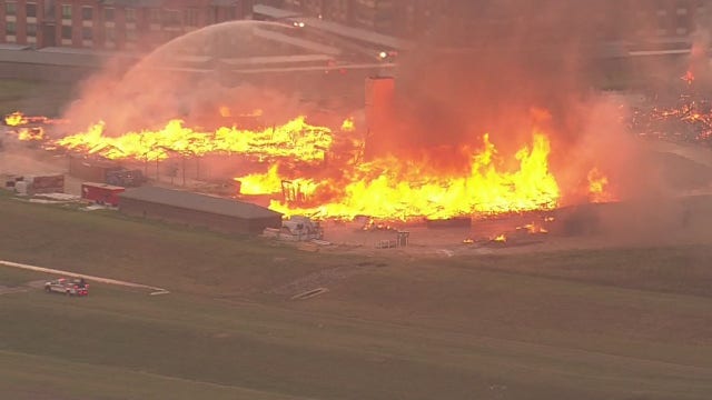 Massive fire burns apartment complex under construction in west Harris Co.