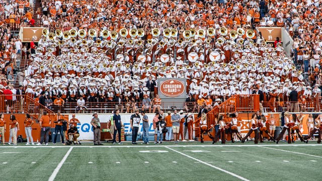 UT Longhorn band won't play "The Eyes of Texas" this weekend after some members say they're unwilling