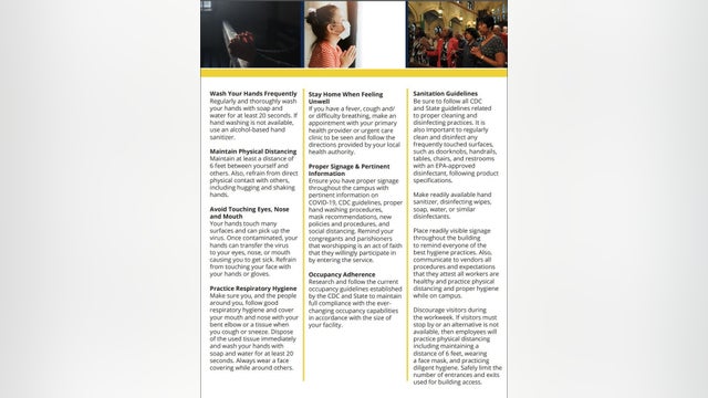 City of Houston announces recommendations for reopening sanctuaries, faith-based organizations