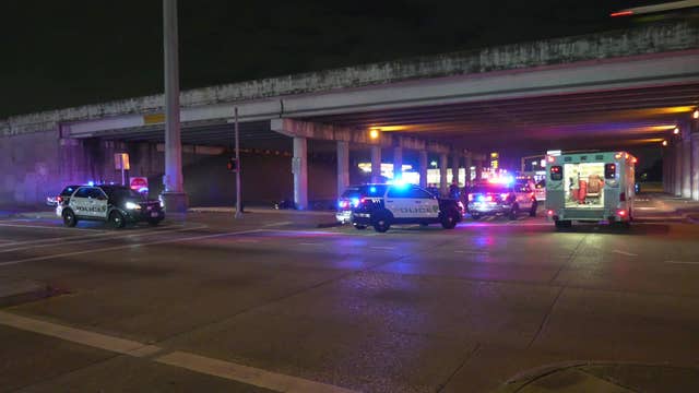 Police chase ends in motorcycle crash in north Houston