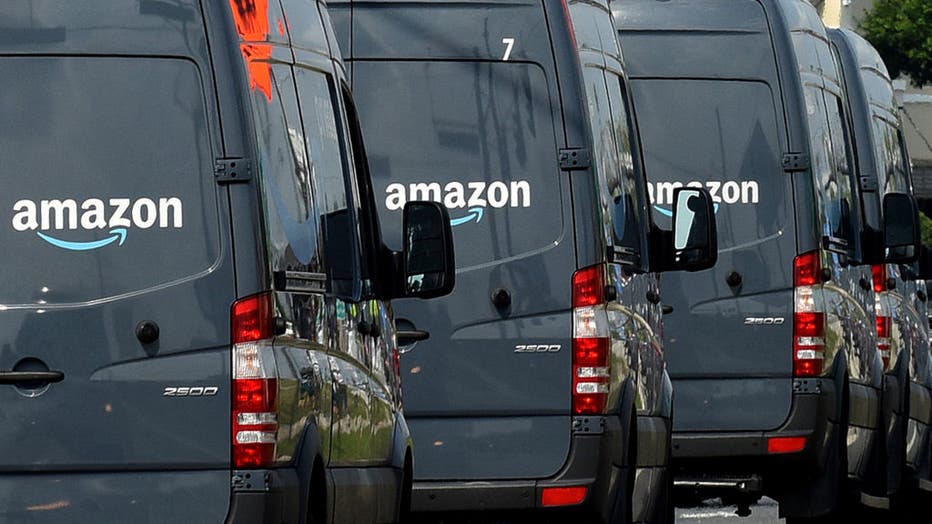 Amazon Delivery Vans in Orlando