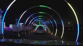 The Light Park Drive-thru Christmas Experience at Hurricane Harbor Splashtown