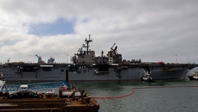 Navy will decommission warship damaged by suspected arson fire