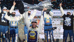 Elliott drives from back of the field to first NASCAR title