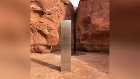 Instagram user says he witnessed group dismantle mysterious silver monolith in Utah