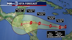 Tropical Storm Iota has formed, expected to become major Hurricane