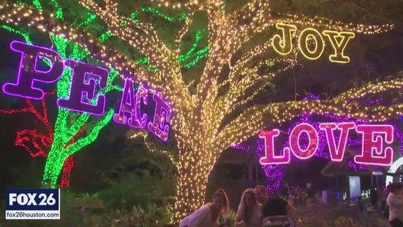 Houston Zoo Lights open to the public this Saturday