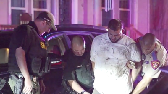 Suspect leads police on chase from Galveston to north Houston, K9 unit searching for passenger