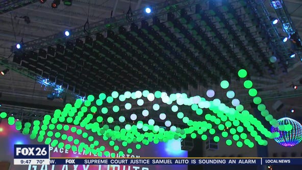 'Galaxy Lights' at Space Center Houston