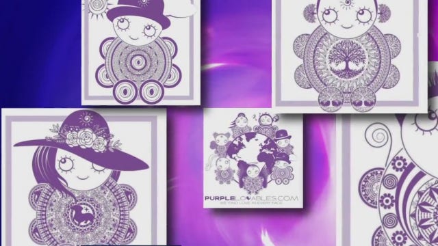 Purple Lovables bringing joy to those impacted by childhood cancer in Houston