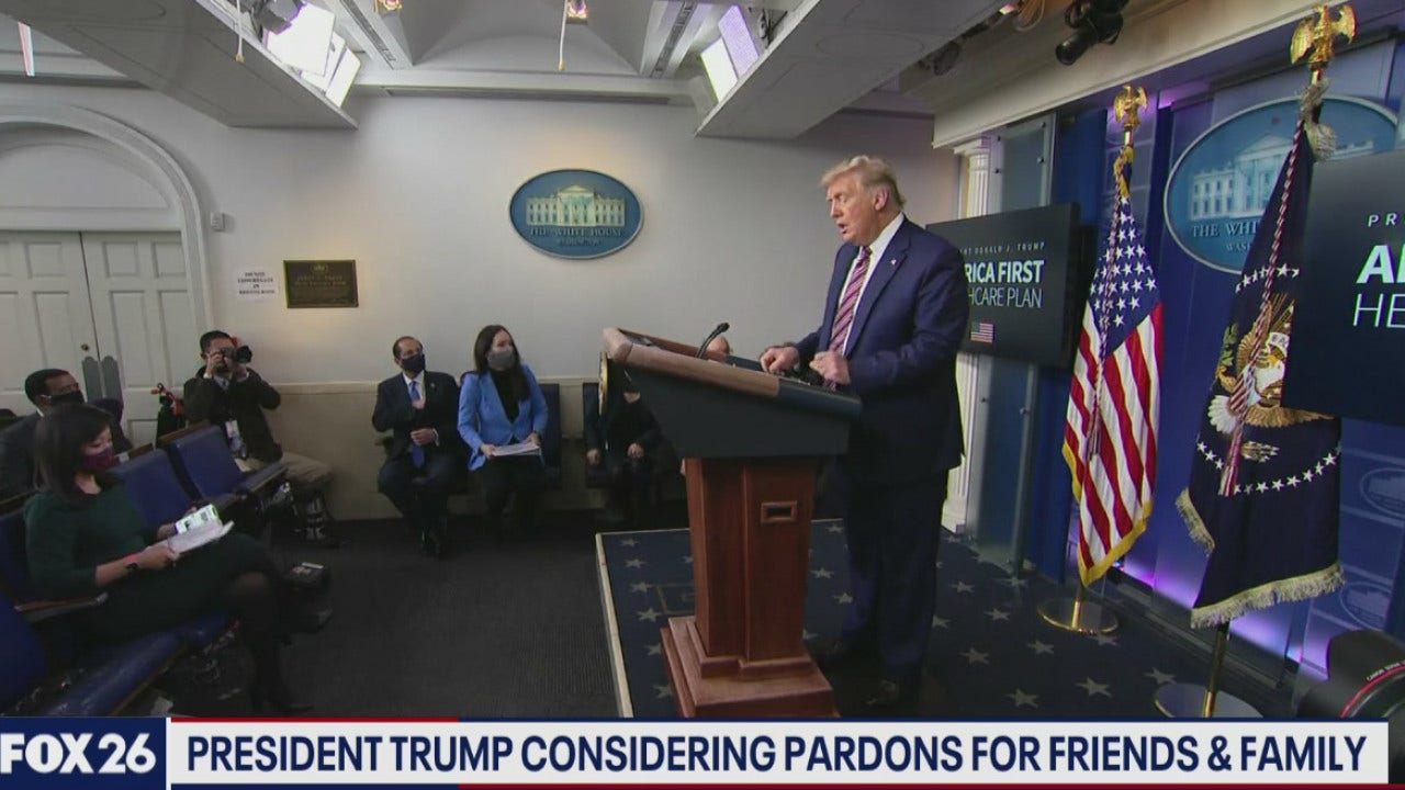 President Trump Considers Unprecedented Preemptive Pardons - What's ...