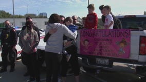 Harris Co. constable deputy surprised with cancer-free party