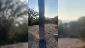 A third mysterious monolith appears in California, after discoveries in Utah, Romania