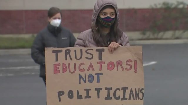 Houston-area teachers protesting safer conditions in classrooms, STAAR testing rules