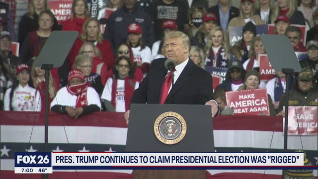 President Trump continues to claim presidential election was rigged - What's Your Point?