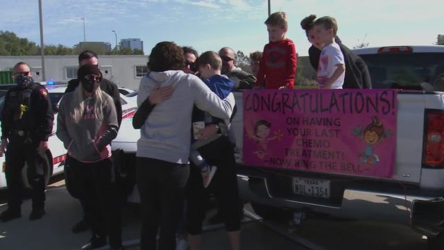 Harris Co. constable deputy surprised with cancer-free party