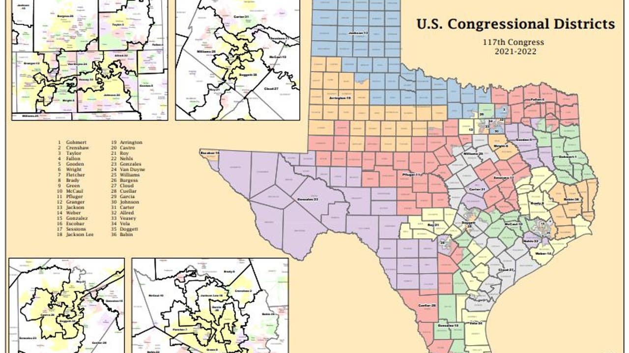 New Texas House District Map   Tx Congressional Districts 