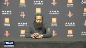 Harden says Rockets 'just aren't good enough' before abruptly ending news conference