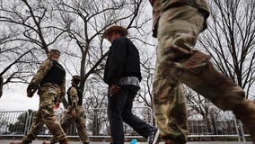 About 1,100 National Guard troops deployed to U.S. Capitol