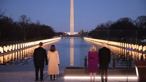 Biden, Harris honor COVID-19 victims at Lincoln Memorial on eve of Inauguration Day 2021