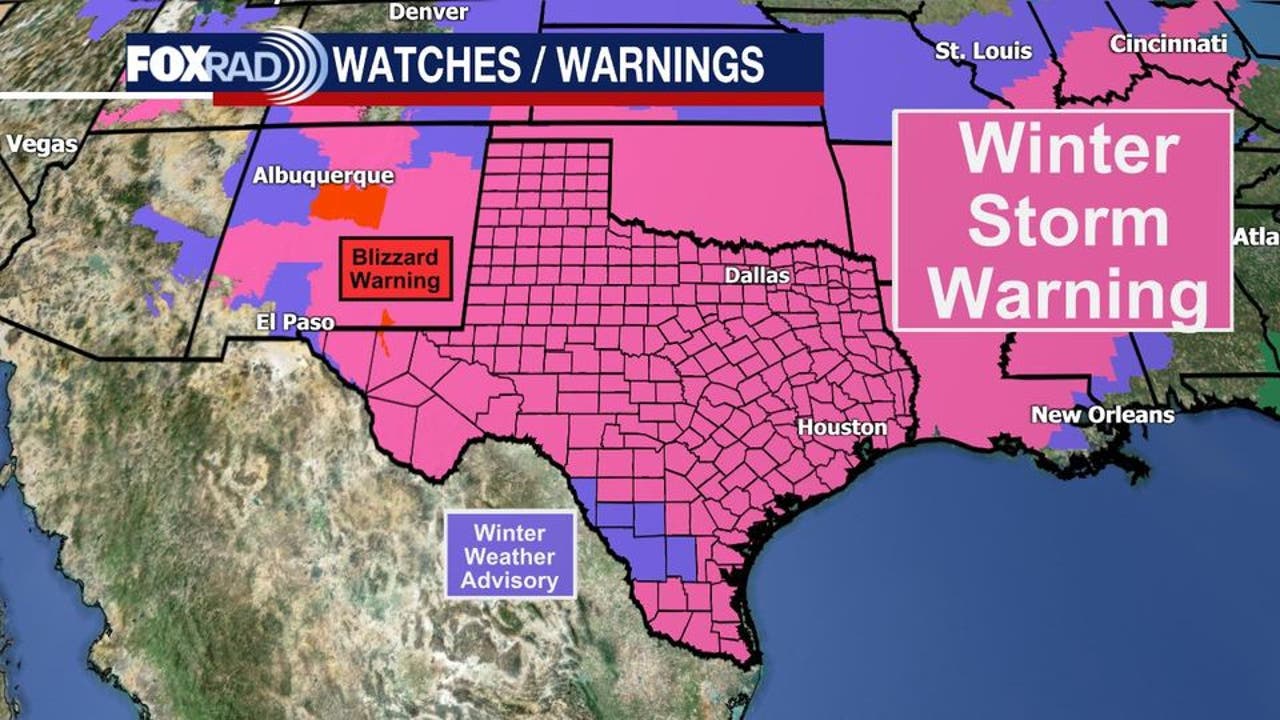 Winter Storm Warning issued for southeast Texas What you need to know