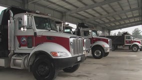 County crews are gearing up to take on icy roads