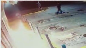 Houston man dumps flammable liquid outside gas station and lights it on fire