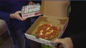 Papa John’s surprises nurses and doctors at Houston Methodist hospital with heart-shaped pizzas