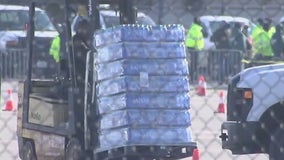 Water distribution sites set up to give residents clean water