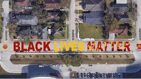 Black Lives Matter mural dedicated in Houston