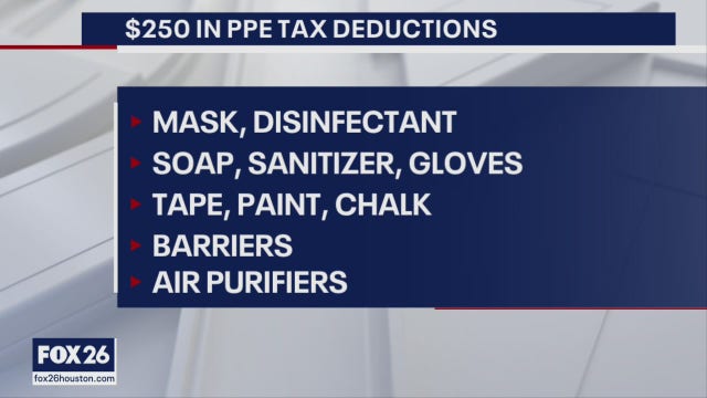 Teachers can now deduct $250 in PPE costs in classroom